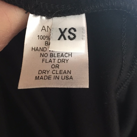 Anarkh NWOT “Lo Tunic” black dress. 100% bamboo.XS - Picture 5 of 6